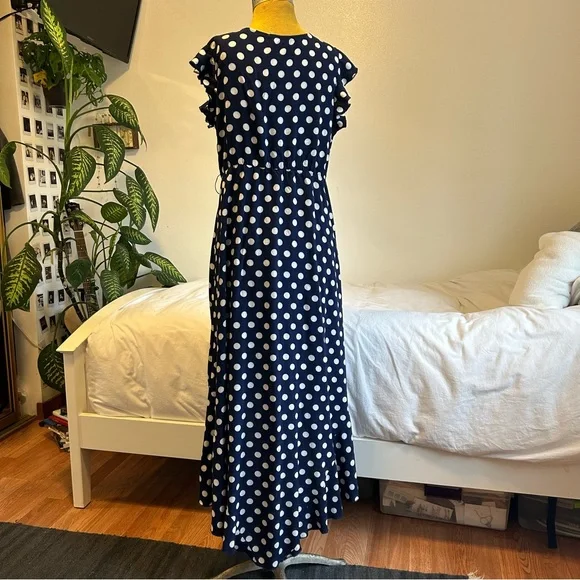 Grecerelle High Low Polka Dot Dress - Picture 4 of 6